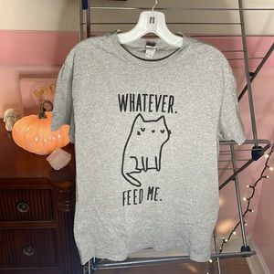 Whatever Feed Me Cat Shirt